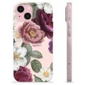 iPhone 15 TPU-deksel - Romantiske Blomster