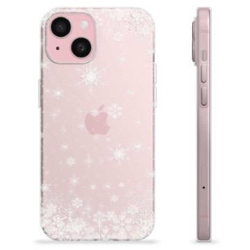 iPhone 15 TPU-deksel - Snøfnugg