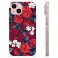 iPhone 15 TPU-deksel - Vintage Blomster