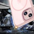 iPhone 15 Tech-Protect Magmat Deksel - MagSafe-kompatibel - Rosa / Klar
