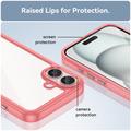 iPhone 16 Anti-Shock Hybrid-deksel - Rød