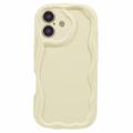 iPhone 16 Candy Color Wavy TPU-deksel - Gul