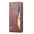 iPhone 16 Kortsett lommebokveske - vinrød