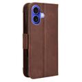 iPhone 16 Kortholder Lommebokveske - brun