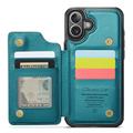 iPhone 16 Caseme C22-etui RFID-kortlommebok - grønn