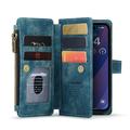 iPhone 16 Caseme C30 Multifunksjonell Lommebok-deksel - Blå