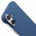 iPhone 16 Rammeløs Plast Deksel - Blå