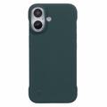 iPhone 16 Rammeløs Plast Deksel - Mørkegrønn