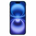 iPhone 16 Rammeløs Plast Deksel - Lysecyan