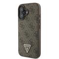 iPhone 16 Guess 4G Strass Triangle Metal Deksel med Crossbody-stropp