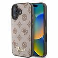 iPhone 16 Guess Peony Script-deksel - MagSafe-kompatibel - Brun