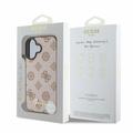 iPhone 16 Guess Peony Script-deksel - MagSafe-kompatibel - Brun