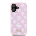 iPhone 16 Guess Peony Script-deksel - MagSafe-kompatibel - Rosa