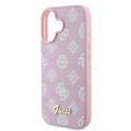 iPhone 16 Guess Peony Script-deksel - MagSafe-kompatibel - Rosa