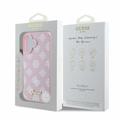 iPhone 16 Guess Peony Script-deksel - MagSafe-kompatibel - Rosa