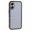 iPhone 16 Magnetisk Deksel med Herdet Glass - Privacy - Gull