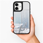 iPhone 16 Speil-deksel - MagSafe-kompatibel - Svart