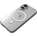 iPhone 16 Nudient Thin Deksel - kompatibel med MagSafe - Gjennomsiktig