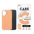 iPhone 16 PanzerGlass Care Fearlessly Fashionable-Deksel- MagSafe-kompatibel - Ferskenfarget