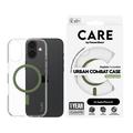iPhone 16 PanzerGlass Care Transparent Urban Combat Deksel - MagSafe-kompatibel - Grønn