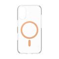 iPhone 16 PanzerGlass Care Transparent Urban Combat Deksel - MagSafe-kompatibel - Ferskenfarget