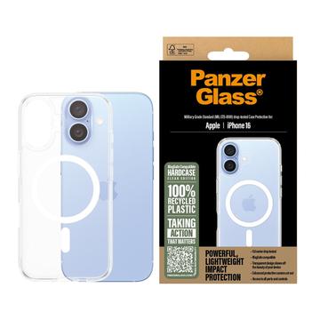 iPhone 16 PanzerGlass HardCase MagSafe-kompatibelt Deksel - hvit / gjennomsiktig