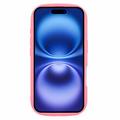 iPhone 16 Plus Candy Color Wavy TPU-deksel - Varm Rosa