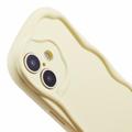 iPhone 16 Plus Candy Color Wavy TPU-deksel - Gul