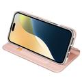 iPhone 16 Plus Dux Ducis Skin Pro Flip-deksel - Rosa