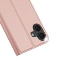 iPhone 16 Plus Dux Ducis Skin Pro Flip-deksel - Rosa