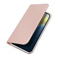 iPhone 16 Plus Dux Ducis Skin Pro Flip-deksel - Rosa