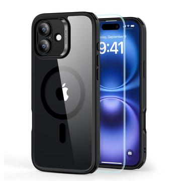 iPhone 16 Plus ESR HaloLock MagSafe Classic Hybrid-sett - Gjennomsiktig Svart