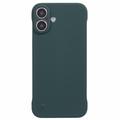 iPhone 16 Plus Rammeløs Plast Deksel - Mørkegrønn