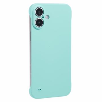 iPhone 16 Plus Rammeløs Plast Deksel - Lysecyan