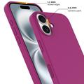 iPhone 16 Plus Liquid Silikondeksel - MagSafe-kompatibel - Lilla