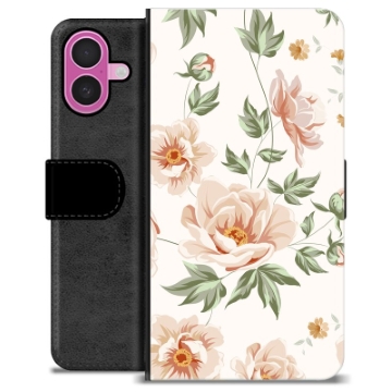 iPhone 16 Plus Premium Lommebok-deksel - Floral