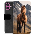 iPhone 16 Plus Premium Lommebok-deksel - Hest