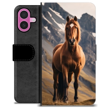 iPhone 16 Plus Premium Lommebok-deksel - Hest