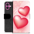 iPhone 16 Plus Premium Lommebok-deksel - Love