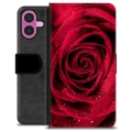 iPhone 16 Plus Premium Lommebok-deksel - Rose