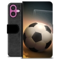 iPhone 16 Plus Premium Lommebok-deksel - Fotball