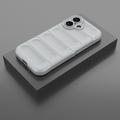iPhone 16 Plus Rugged TPU-deksel - Lysegrå