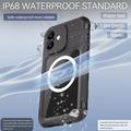 iPhone 16 Plus Shellbox M Series IP68 vanntett deksel - dykkerdeksel med MagSafe-kompatibilitet - Svart