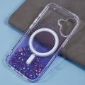 iPhone 16 Plus Sparkle Glow MagSafe-deksel - Lilla