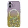 iPhone 16 Plus Sparkle Glow MagSafe-deksel - Gul