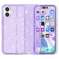 iPhone 16 Plus Stylish Glitter Series Hybrid-deksel