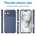 iPhone 16 Plus Thunder Series TPU-deksel - Blå