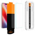 iPhone 16 Pro/17/17 Pro/18 Pro Spigen Glas.tR EZ Fit Pro Beskyttelsesglass - 2 Stk. - Klar