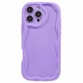iPhone 16 Pro Candy Color Wavy TPU-deksel - Lilla