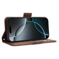 iPhone 16 Pro Kortholder Lommebokveske - brun